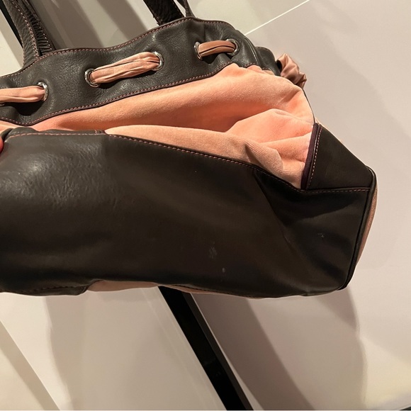 Vintage Pink Juicy Couture Tote Bag Handbag Purse Velour Y2K Daydreamer - Picture 8 of 13